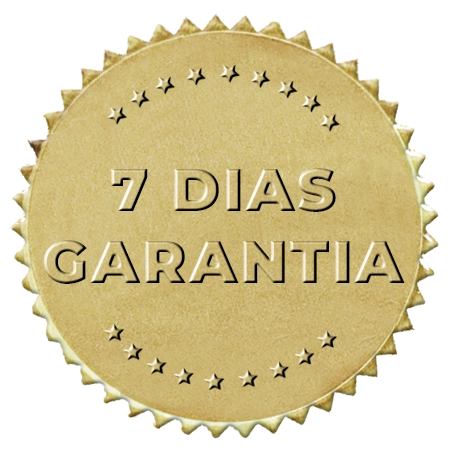 Selo de garantia incondicional de 7 dias
