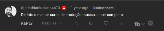 Depoimento de Christian Luciano sobre o curso Produtor Pro