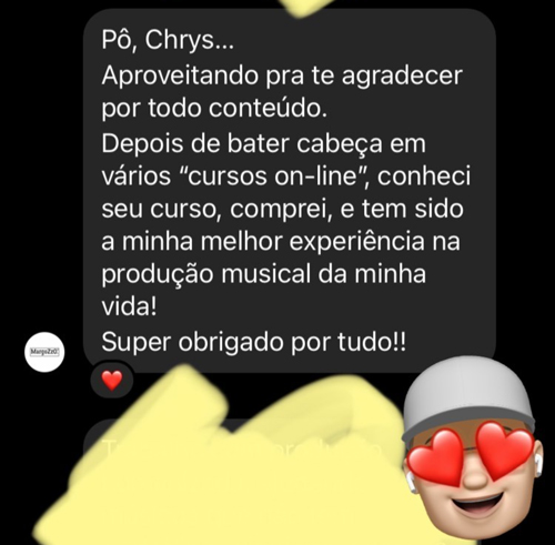 Depoimento de aluno do curso Produtor Pro